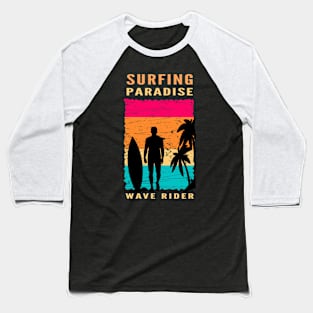 Surfing Paradise Baseball T-Shirt